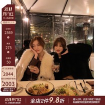 CC fur tea art Toka imported Tuscan fur one young new slim fur fur coat women