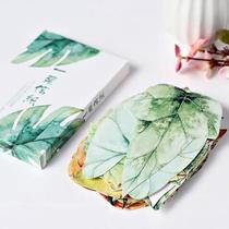 Letters lover a leaf letter paper postcard hand-painted alien leaves creative message card box 30 pieces