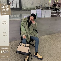 CC fur Little Mustang Pike new imported fox hair two-sided Parker women winter fur coat