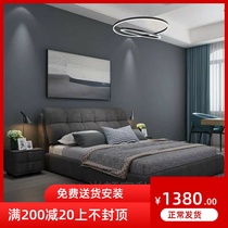 Cloth Art Bed Removable double bed Double beds Small family type net red beds 1 8 m Master bedroom with soft bed storage Wedding bed minimalist modern