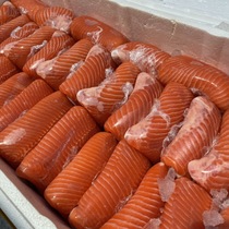 Salmon Sashimi Body 800g Fresh Salmon Fish Midsection Raw Fish Fillet Sashimi Japan Sushi 400g Whole Wholesale
