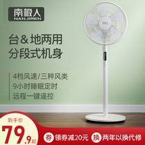 Antarctic fan home with remote control desktop fan industry floor-fan high-power desk fan strong small static