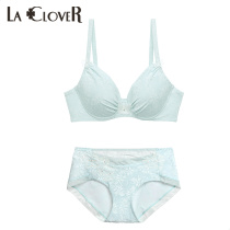 LACLOVER Apricot Flower rain series Hole hole thin cup bra set LC11JG1 LC23JG1