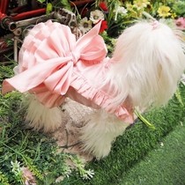 KZ dead mans flower bud dress difficult to make pet poodle dog dress Teddy autumn dress