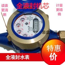 Full liquid seal anti-drip water meter high sensitive drip metering rental room special water meter anti-freeze crack 4 minutes 6