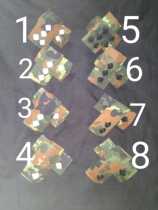 German bushes camouflak with shoulder-to-shoulder jacketed shoulder badge