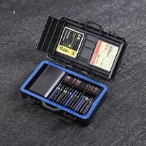 Backpackers BM-45 multi-card memory card case 1 block of battery 2CF card 15 SD card 27TF memory card containing box