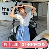 Peach Aborted Swimsuit Girl Clear New Wind Cute Bubble Cuff white conspicoy one-piece dress Belly Spa Crash