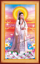 Nanhai Guanyin Bodhisattva cross-stitch diamond painting Western three holy Tathagata Buddha Guanyin Bodhisattva 5D cross-stitch embroidery