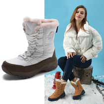 Northeast outdoor waterproof velvet thickened subzero warm snow boots for men and women 3M Xinxue Li efficient warm velvet cold boots