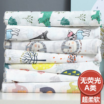 Pure cotton gauze baby bath towel newborn child is baby super soft absorbent cotton towel cover is held thin