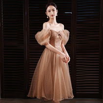 High Dingevening dress Girls Day Annual Meeting Lilly Nepotism Light Extravagant HIGH-END FLUFFY DRESS SMALL SUB MEDIUM LONG LADY