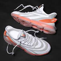 2020 new flying loom shoes damping mesh surface breathable casual sports shoes Genuine Popcorn Shock Absorbing Comfort Jogging Shoes Man