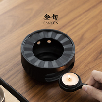 Three-year Zen air temperature tea stove candle heating warm tea ceramic household teapot tea cooking insulation base warm tea stove