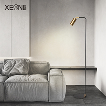 Postmodern creative living room floor lamp simple Nordic bedroom bedside lamp model room minimalist light luxury floor lighting