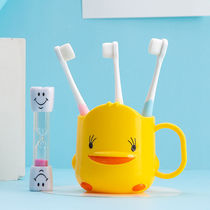 Childrens toothbrush Soft hair baby Baby toddler toothbrush toothpaste set 1-2-3-6 years old ten thousand baby teeth brush