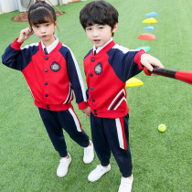 Kindergarten garden clothing British wind childrens clothing three pieces of new primary school uniform custom sports meeting spring and autumn