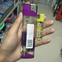 Gas Personality Transparent Oversized Lighter Flame King Size Plastic Giant Tricky Inflatable Windproof II Creative