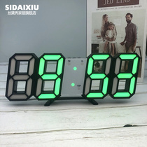 Clock small electronic small desktop swing piece retro digital intelligent timed luminous countdown timer alarm clock