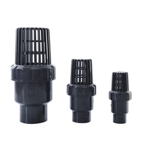 Factory direct sales Sanyou brand PVC chemical bottom valve industrial plastic hemisphere anti-corrosion acid and alkali resistance check valve