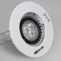 Thunder Lighting TV Background Sofa Wall Light Frontal View LED Spotlight NDL105 Brushed Iron Color