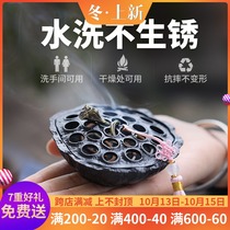 Antique pure copper lotus sandalwood stove Zen agarwood incense stove incense burner tea ceremony room aromatherapy room aroma lavender ornaments