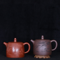 Yixing Taiwans new handmade reflow famous Old Gu Jingzhou Early factory Han Duo pot purple sand