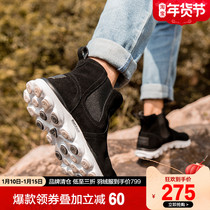 Beshe and outdoor new snow boots Women Winter non-slip thick wear-resistant comfortable lightweight waterproof and warm snow cotton men