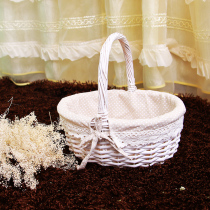 Japanese choreograpeography flower basket European-style piece of grass v choreographete flower basket living-room swinging crew-set hand choreography and fruit basket