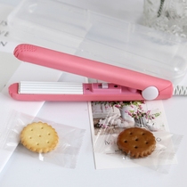 Christmas simple snowflake crisp cookie packaging bag machine sealing bag moisture-proof household small sealing machine sealing machine