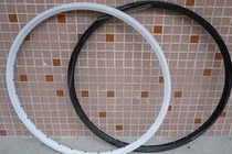 Jianjian DH17 disc brake 26 inch 32 hole black white double layer with rivet aluminum alloy bicycle ring