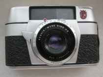 Rare red-and-green German Regula L side-axis camera is new