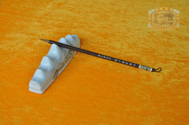 (China time-honored brand Hangzhou shao zhi yan bi zhuang four treasures of the study brush shu hua bi pure ferret short front xiao kai