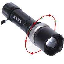 Outdoor Q5 Home Telescopic Zoom Light Flashlight Electric Torch Electric Light Afar rechargeable LED waterproof focusing hand electric