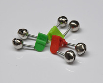 Fishing Bell plastic clip double bell throwing Rod Bell sea Rod Special bell alarm small Bell