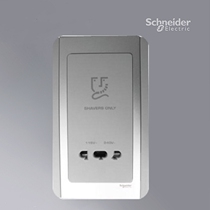 Schneider E3000 Series 115 240V Shaving Socket Shaving Planer Gray Silver ET3727V(GS)