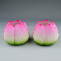 Lotus Great Compassion Mantra Water Supply Cup Dehua Ceramic Buddhist Hall Water Purification Cup Holy Water Cup Offering Cup For Buddha Water Cup Buddha Hand Color