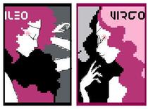 DMC cross stitch monopoly DMC card set Leo Virgo (XKT0241)