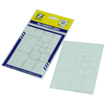 Zhuo United ZL63 self-adhesive label 12 handwritten label blank self-adhesive combination