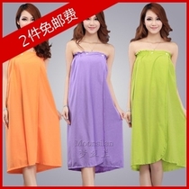 Free Mail Beauty Salon Special Bath Skirt Bathrobe Soft Bath Clothes Bath sweaty sweaty Pure Cotton Ladies guests clothes