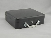 Portable Euro cash box Safe with lock Metal cash register box with handle storage box A4 paper iron box