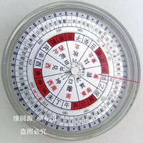 2 Automatic Compass Pocket Professional Feng Shui Compass Dial High Precision Compass Crystal Panel Watch Mountain Tray