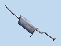 Double-layer Changan city rainbow rear section all stainless steel silencer silencer) exhaust pipe