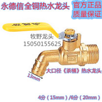4 points 6 points Yongdexin tea bucket hot faucet 503 brass hot water faucet copper nozzle