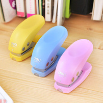 Able Punch Hole Instrumental Cute Small Single Hole Punching Machine Puncher 3 Color Optional 40g 0111