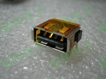 Notebook commonly used USB socket import USB-A female short body board down type flip gold finger up