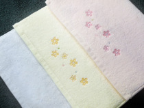 Daily single cotton towel untwisted super soft towel embroidered thin towel