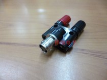 Pure copper BNC female Turn double terminal double 4mm banana socket to BNC female head two terminal to BNC head