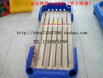 Childrens music brand wooden bed kindergarten special bed childrens plastic bed high armrest solid wood single bed folding wooden bed