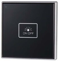 Wireless touch remote control switch Wireless touch switch 86 type zero firewire 1-way learning smart switch